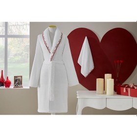 Resim Özdilek Love Way Bornoz Seti Xl Beden Çok Renkli 