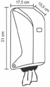 Resim Og1 Centerfeed Rulo Kağıt Havlu Dispenseri (BEYAZ) 