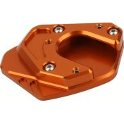 Resim Cloudstore Ktm Duke 125 200 390 690 Smc Cnc Alüminyum Yan Sehpa Taban Plakası Turuncu Aksesuar 