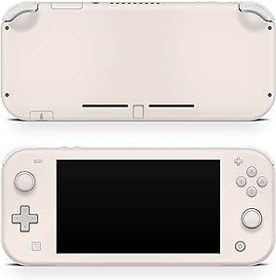 Resim TACKY DESIGN Düz Renk Kahverengi, Krem ve Bej Cilt Nintendo Switch lite Cilt, Switch lite Kapak Vinil 3m Çıkartma Sevimli Tam Sargı Switch lite Çıkartma (Pastel Kahverengi) 