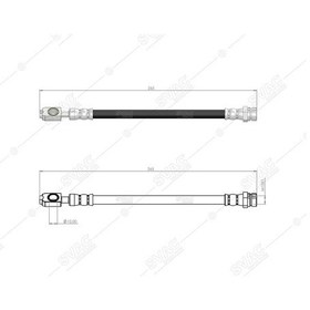 Resim ARKA FREN HORTUMU SAĞ GOLF5-JETTA-PASSAT-A3-LEON 1K0611776 561611776 5C0611776 