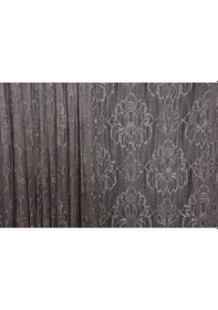 Resim Örümcek Model Gri Renk İp Perde Hazır Düğmeleri Dikilmiş İp Perde 300 270 Cm Gri 