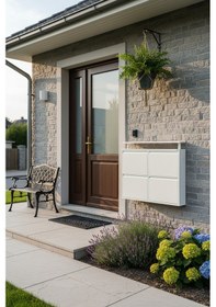 Resim Lıccıa Metal Ayakkabılık 2 Li Yatay Model Beyaz 