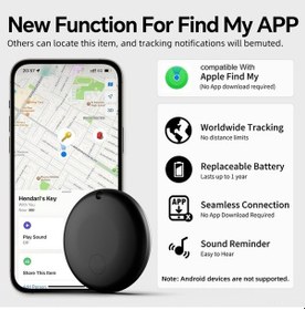 Resim Willowhaven 4 Adet Siyah Gps Takip Cihazı, Bluetooth Kayıp Önleyici, Akıllı Konum Bulucu - Araç, Çocuk, Evcil Hayvan İçin, 10 Ay Pil Ömrü 