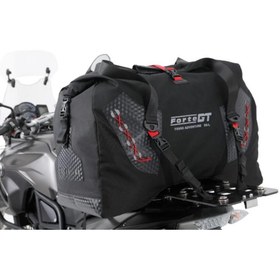 Resim Forte Gt 70900 Adventure Motosiklet Arka Çanta 55 Litre Valiz Model Siyah Kırmızı 