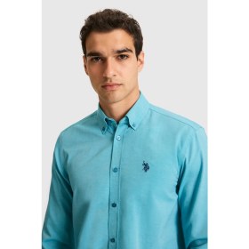 Resim U.s. Polo Assn. Erkek Petrol Gömlek Basic 50324708-VR102 