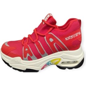 Resim Guja 300-12 Gizli Topuk Air Taban Keten Kadın Spor Ayakkabı 