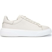 Resim Tamer Tanca Erkek Hakiki Deri Bej Sneakers & Spor Ayakkabı 04 2501 Erk Ayk Y23 Bej Fltr Bej 