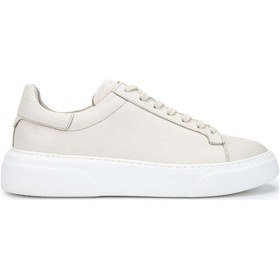 Resim Tamer Tanca Erkek Hakiki Deri Bej Sneakers & Spor Ayakkabı 04 2501 Erk Ayk Y23 Bej Fltr Bej 