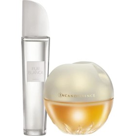 Resim Avon Kadın Parfüm Seti: Pur Blanca ve Incandessence, Çiçeksi ve Ferah Aroma, 2×50 ml, Özel Hediye, Uzun Süre Kalıcı, Günlük Kullanım için Uygun 