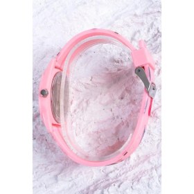 Resim Saattino Pembe Renk Kız Çocuk Saati Analog Kalpli Kadranlı Kol Saati Cüzdan Hediyeli ST-304400 