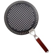 Resim Geeksen Açık Hava Katlanır Yuvarlak Barbekü Tavası Kamp Kendi Kendine Giden Çok İşlevli Izgara Biftek Barbekü Tavası Piknik Barbekü Katlanır Kızartma Tavası Çok Renkli 