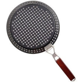 Resim Geeksen Açık Hava Katlanır Yuvarlak Barbekü Tavası Kamp Kendi Kendine Giden Çok İşlevli Izgara Biftek Barbekü Tavası Piknik Barbekü Katlanır Kızartma Tavası Çok Renkli 