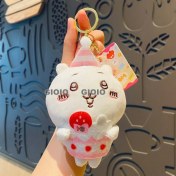 Resim Silver1 Peluş Bebek Anahtarlık Kolye Sevimli Biblolar Bebek Çekicilik Küçük Kolye (Yurt Dışından) 