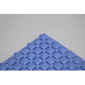 Resim Gerçek Trend Mavi, Ortopedik Plastik Yer Karosu Zemin Döşemesi Yer Izgarası 33X33 cm 1 M2 (9 Adet) 