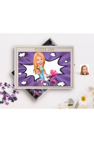 Resim Bk Gift Kişiye Özel Ev Hanımı Karikatürlü 1000 Parça Profesyonel Puzzle-1 