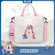 Resim Stitch Karikatür Karakter Çapraz Çanta Pembe Askılı - Sevimli, Büyük Kapasiteli, Hafif Omuz Çantası Günlük Seyahat ve Alışveriş için, Mükemmel Tatil Hediyesi, Çoklu Stiller Mevcut, Çanta 