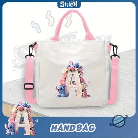 Resim Stitch Karikatür Karakter Çapraz Çanta Pembe Askılı - Sevimli, Büyük Kapasiteli, Hafif Omuz Çantası Günlük Seyahat ve Alışveriş için, Mükemmel Tatil Hediyesi, Çoklu Stiller Mevcut, Çanta 