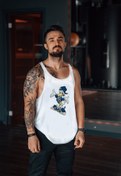 Resim Freeyez Donald King Gym Fitness Tank Top Sporcu Atleti 
