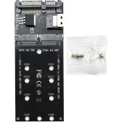 Resim Youtek Sata'dan Nvme Protokolüne Dönüştürücü, M.2 Ssd 2280'den Sff-8654'e Aktarım Kartı, Genişletme Aleti 
