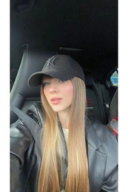 Resim GYES Siyah Ny Spor Şapka Unisex Arkası Cırtlı Ayarlanabilir 