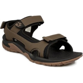 Resim Jack Wolfskin Lakewood Cruise Sandal Erkek Kahverengi Sandalet 