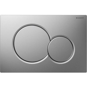 Resim Geberit Sıgma01 Kumanda Kapağı Çift Basmalı. Mat Krom - Temizliği 