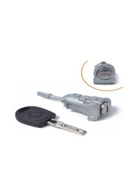 Resim Vkemall Volkswagen Polo Otomatik Sol Kapı Kilidi Silindir 604837167 Gümüş Rengi 