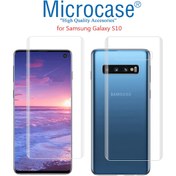 Resim Microcase Samsung Galaxy S10 Full Ön Arka Kaplama Koruma Filmi 