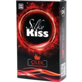 Resim Silky Kiss Çilek Aromalı Prezervatif 