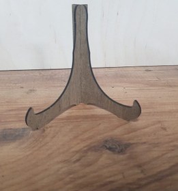 Resim 3 Adet Farklı Renkli Ahşap Şövalye Teşhir Ayağı Stant Çerçeve V3 Çok Renkli 