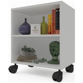 Resim Kenzlife Kitaplık Beril 068x060x020 Byz Tekerlekli Mutfak Dolabı 