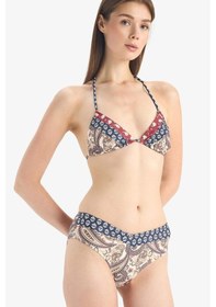 Resim DeFacto Regular Fit Desenli Bikini Altı - Fall in Love E4891AX25SMNV247 
