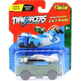 Resim Transracers Dönüşen Araçlar Askeri Araçlar Drone - Temizlik Aracı 