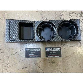 Resim Bmw 3 Serisi E46 Sedan Coupe Karbon Bardaklık Seti 