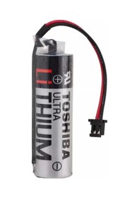 Resim Toshiba Er6v 3.6v Siyah Soketli Plc, Cnc Lithium Pil 