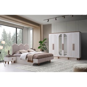 Resim Şehzade Mdf Bazalı Yatak Odası Takımı 