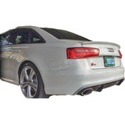Resim Audi A6 C6 Kasa Uyumlu Yedek Parça Anatomik Spoiler Boyalı 
