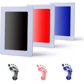 Resim Anti - virus infective baby hand - foot - hand - hand - hand - hand - foot - hand printing table baby footprint - free washing printing oil - Green / 2 