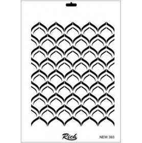 Resim Skygo Rich New Seri N-393 Stencil 35x25 cm 