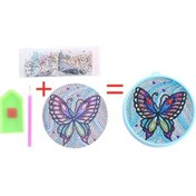 Resim Dancemonkey Led Işıklı Elmas Tablo - Unik Dıy Dekorasyon Diğer 