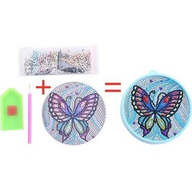 Resim Dancemonkey Led Işıklı Elmas Tablo - Unik Dıy Dekorasyon Diğer 