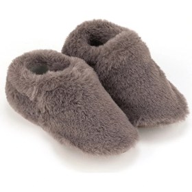 Resim Hopfrög Furry Furry Gri Kürk Barefoot Patik 