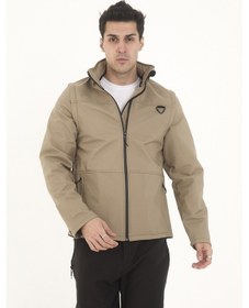 Resim Camp Scoutland Camp460 Outdoor Tactical Softshell Su & Rüzgara Dayanıklı Erkek Taktik Yelek & Mont Bej 