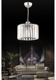 Resim İstanbul Avize Lüx Elmas Gümüş Kristal Taşlı Avize 