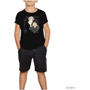 Resim Yuri On Ice Viktor Siyah Çocuk Tişört Siyah 