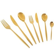 Resim Jumbo 5800 Apollo Titanyum Gold 84 Parça 12 Kişilik Çatal Kaşık Bıçak Seti 