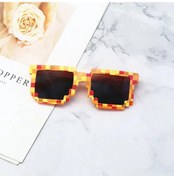 Resim Rpxbguckarhg Komik Çocuk Güneş Gözlüğü - Thug Life Stili Piksel Gözlük, Cosplay Ve Hediye İçinwhıte51gri Gri 