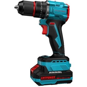 Resim Catpower E1011 13 MM 20V 2AH Kömürsüz Akülü Darbeli Vidalama Matkap 