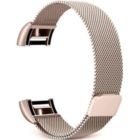 Resim Sones Fıtbıt Charge 2 İçin Akıllı Saat Paslanmaz Çelik Saat Kordonu, Boyut: S 